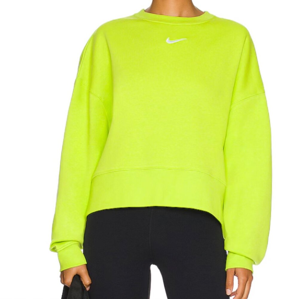 (NEW) Nike Oversize Pullover in Lime Green